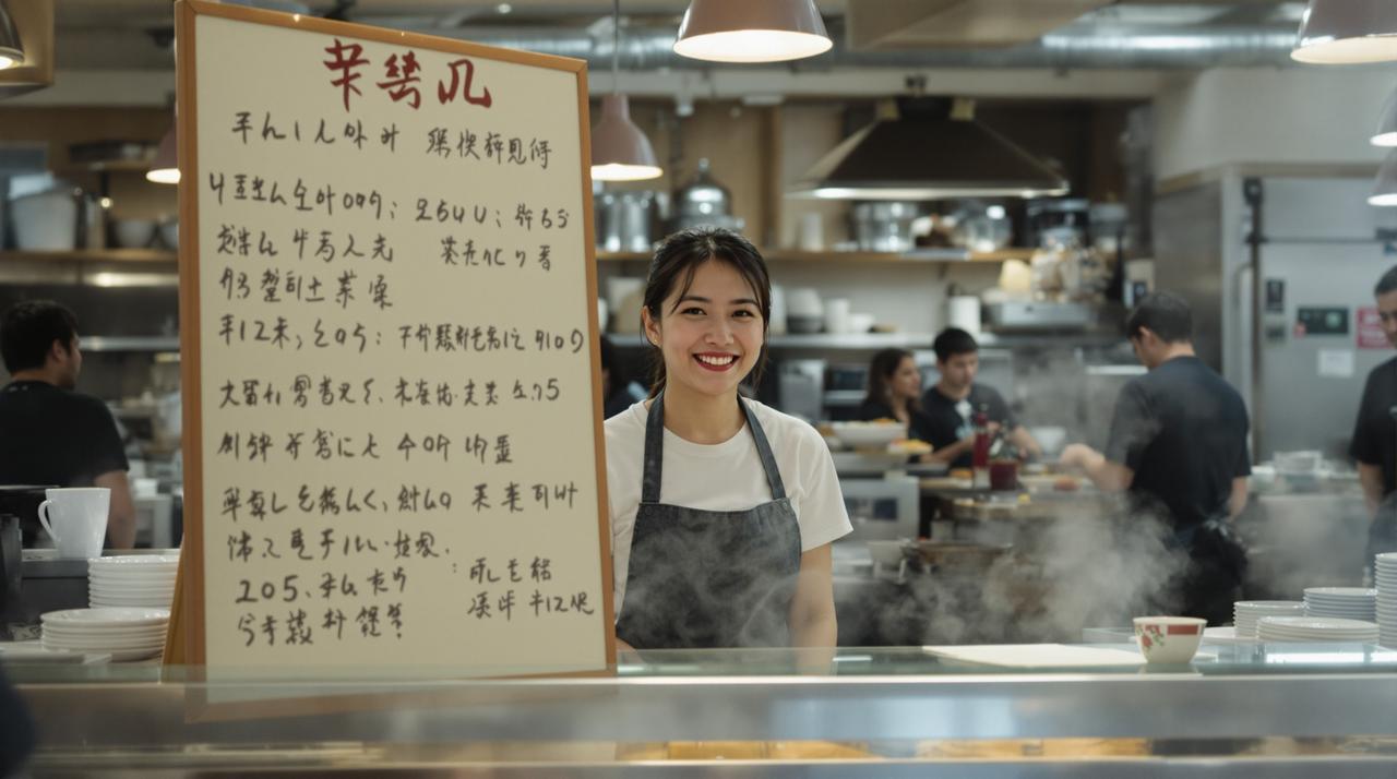 高校食堂阿姨手写英文菜单走红 - 黑曝料 高校食堂阿姨手写英文菜单走红